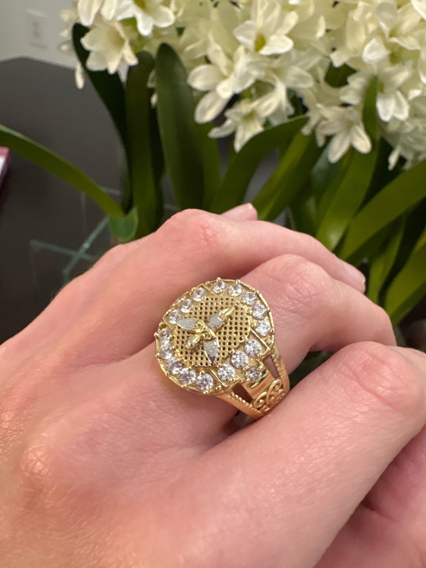 14K Angel Ring