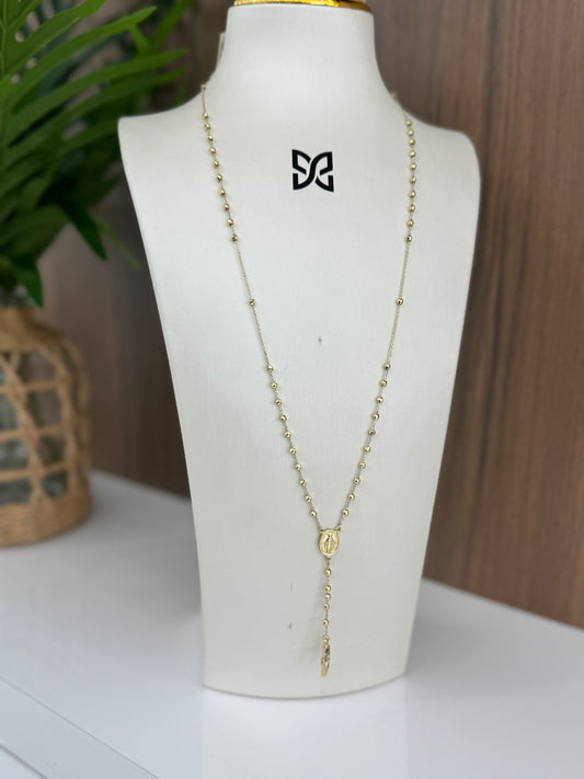 10k Rosario Necklace