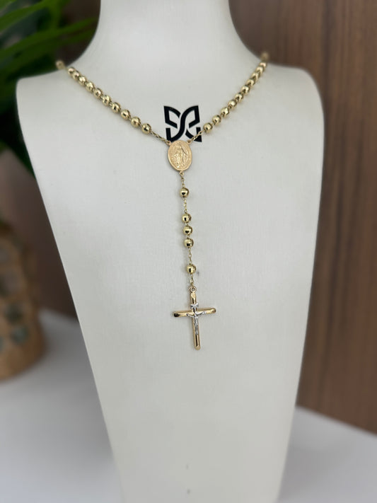 10K Rosario Necklace
