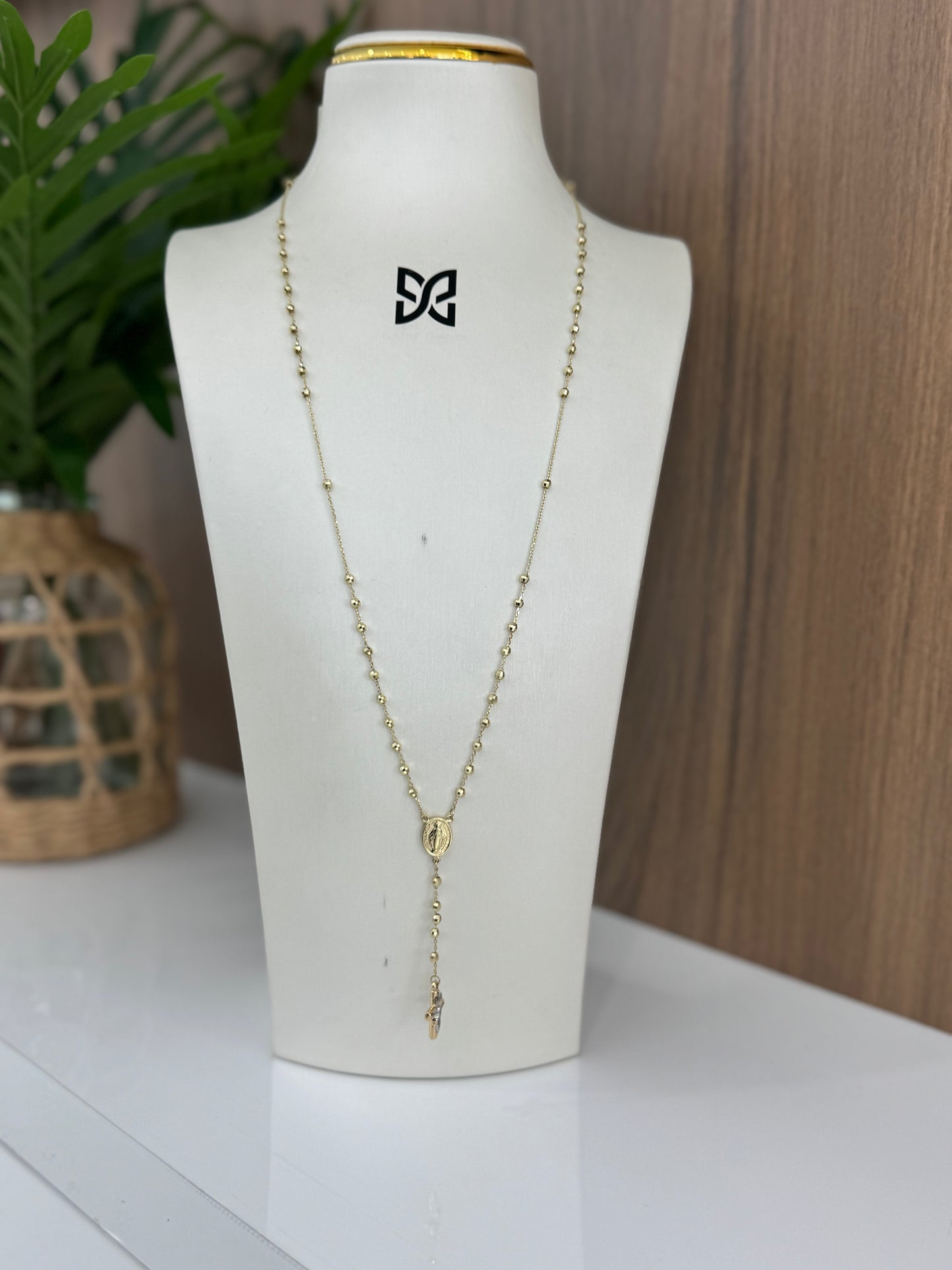 10k Rosario Necklace