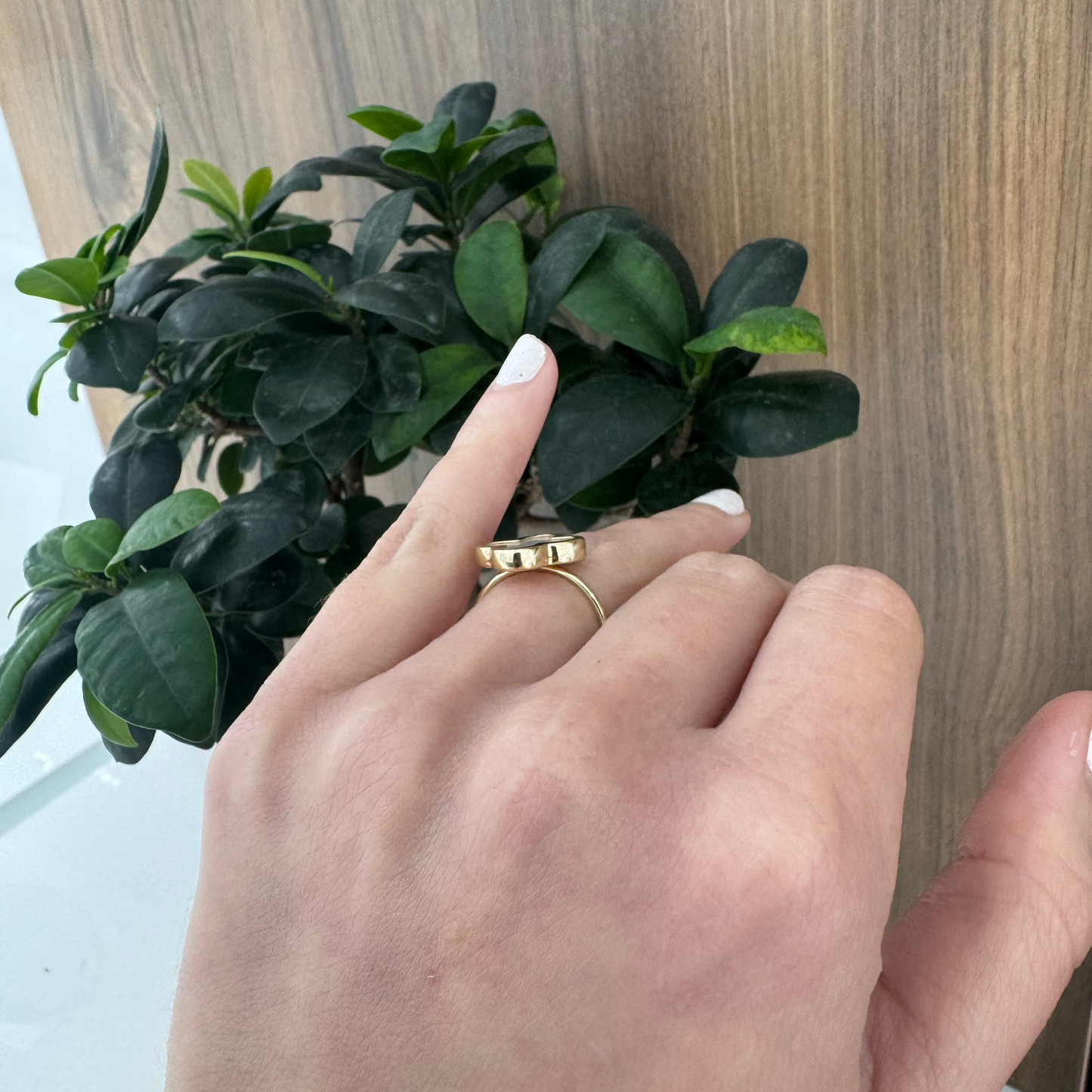 14K Flower Ring