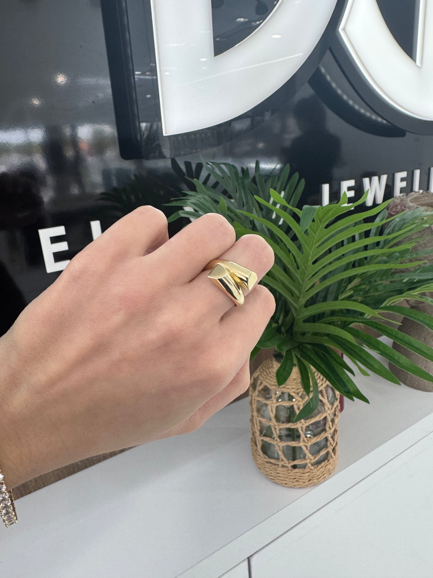 10K Liso Ring