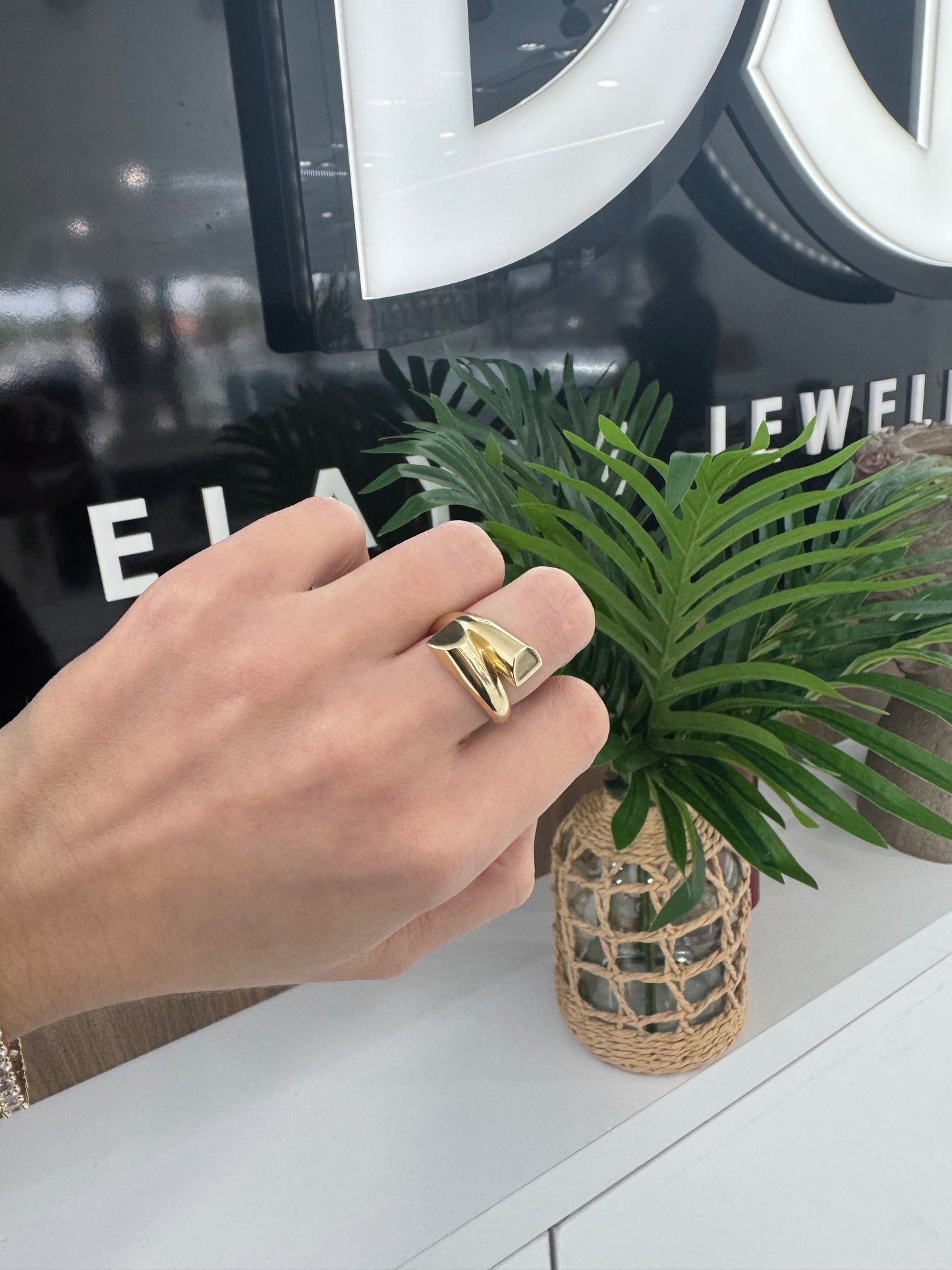 10K Liso Ring