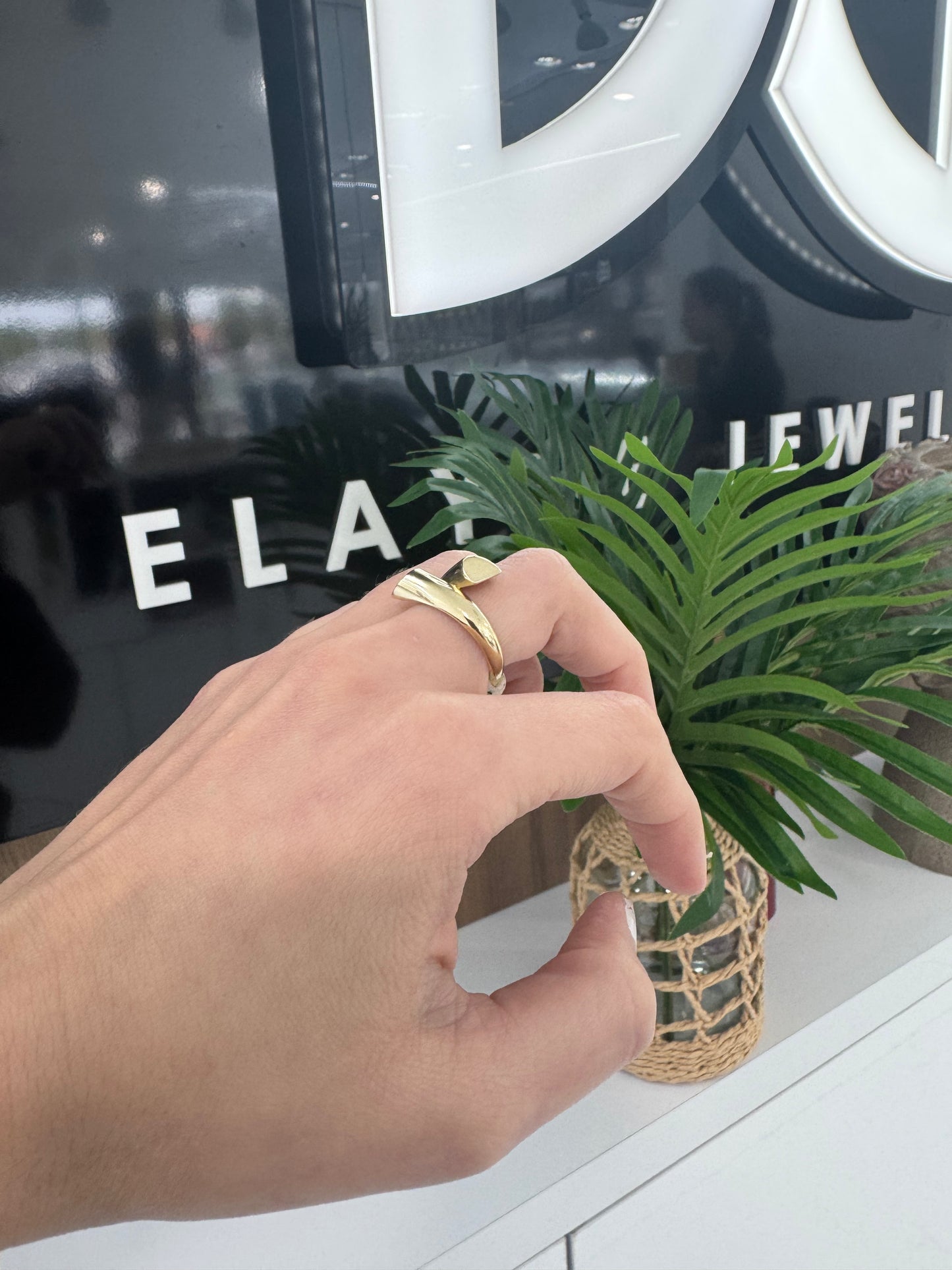 10K Liso Ring