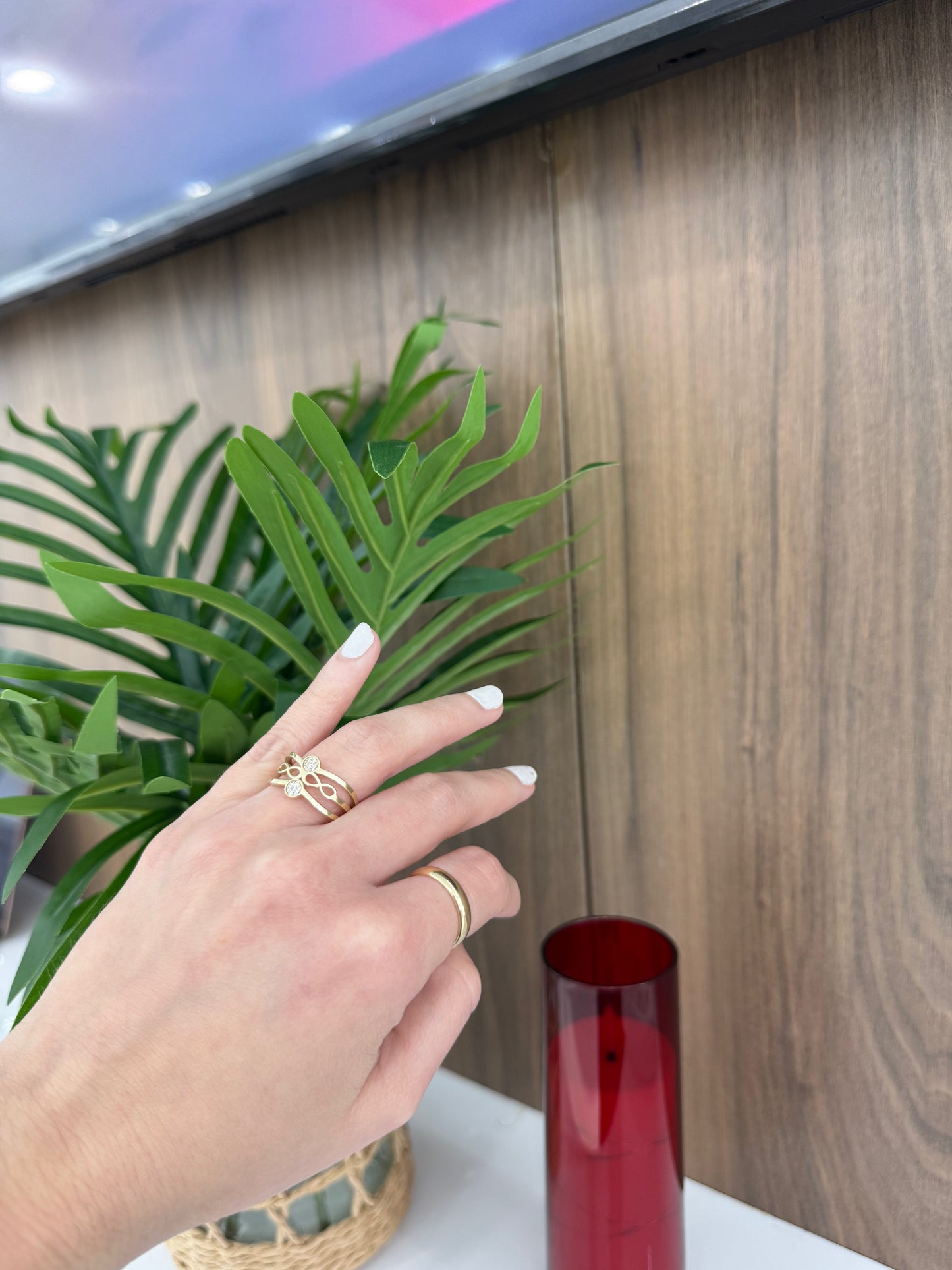 10K Infinity Ring