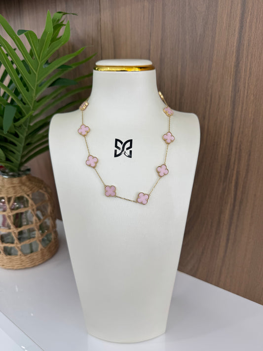 14K eleven  Flower Necklace