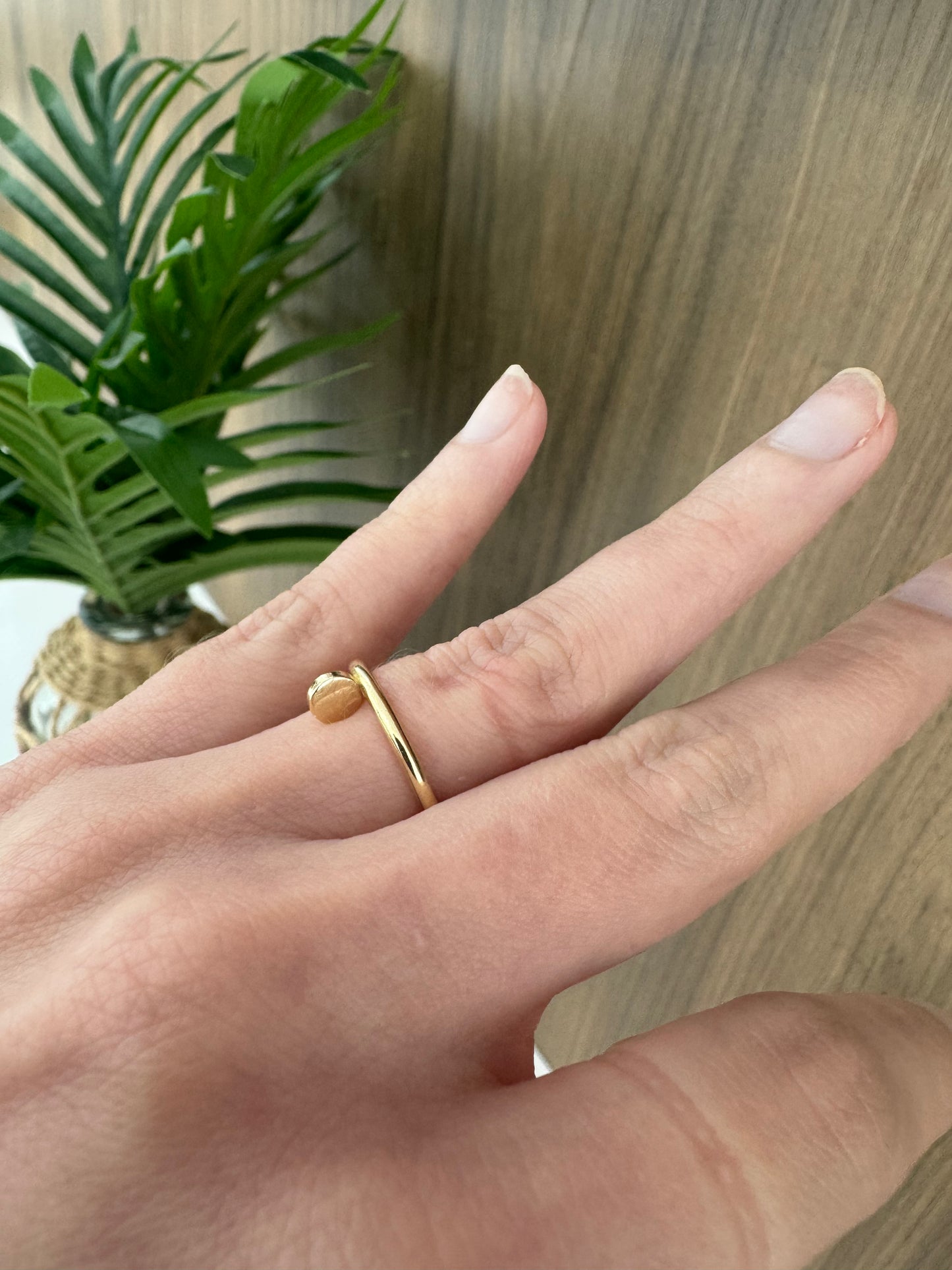 10k Clavito Ring