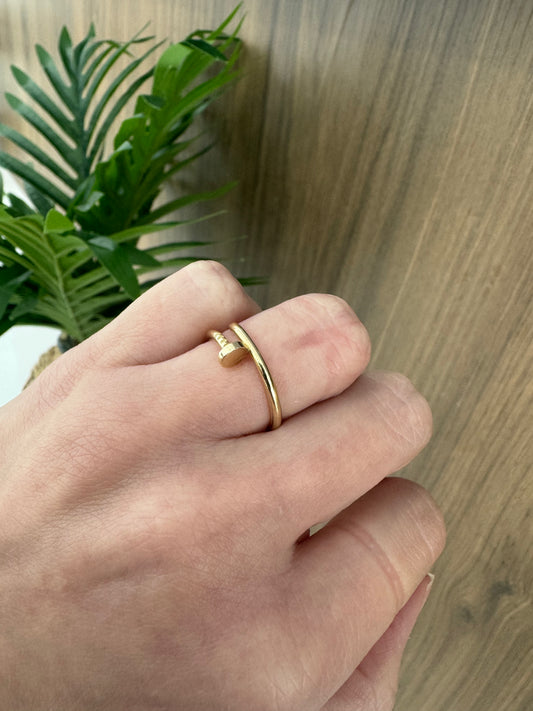 10k Clavito Ring