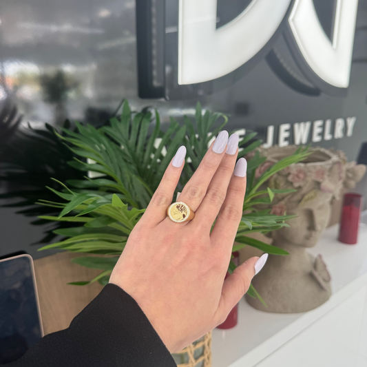 14K Arbol de la vida Ring