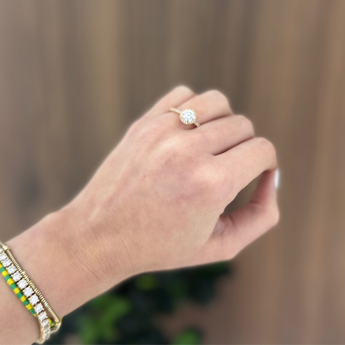 14K Diamond Ring